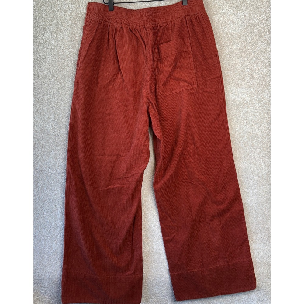 NWT Anthropologie MAEVE Wide Leg Corduroy Trouser Pants Size Large - Picture 6 of 11